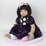 Baby Dolls 20″ Cute Realistic Soft Silicone Vinyl Dolls Newborn Baby