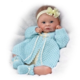 Linda Murray Sweetly Snuggled Sarah Weighted Lifelike Baby Girl Doll